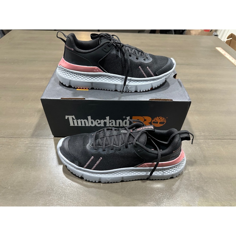 Timberland PRO Reaxion Womens Composite Safety Toe Work Shoes Black Pink A219B 9